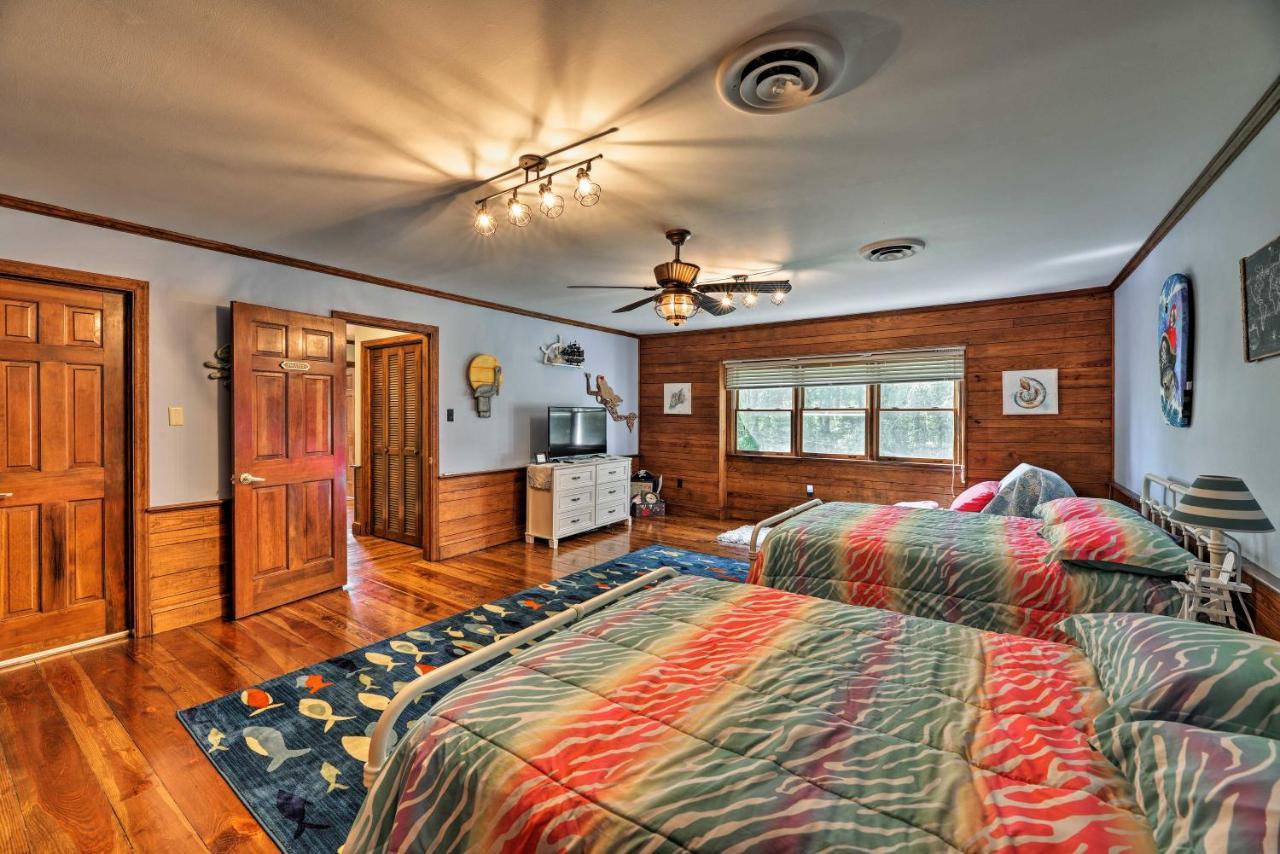 Bayfront Blounts Creek Home Private Beach And Dock! Whichard Beach Exterior foto