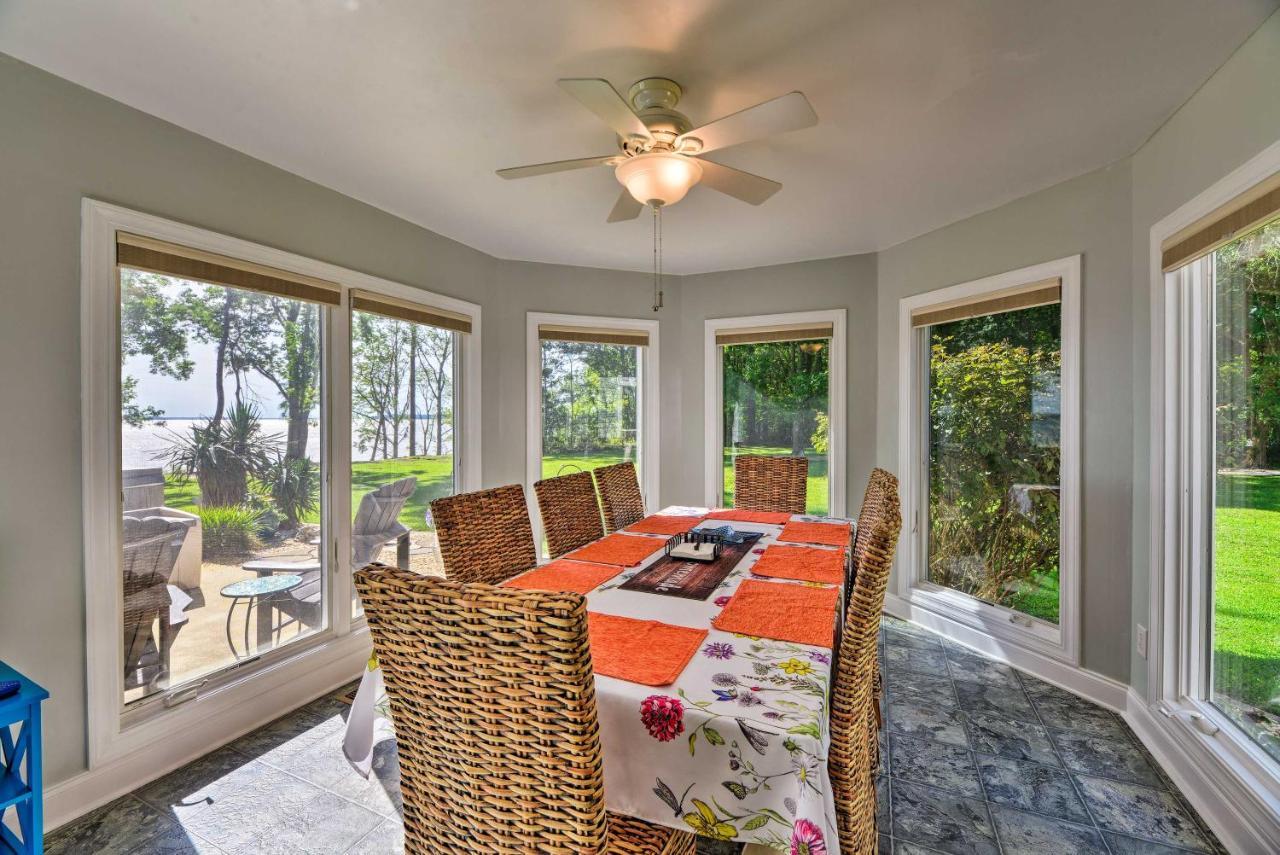 Bayfront Blounts Creek Home Private Beach And Dock! Whichard Beach Exterior foto