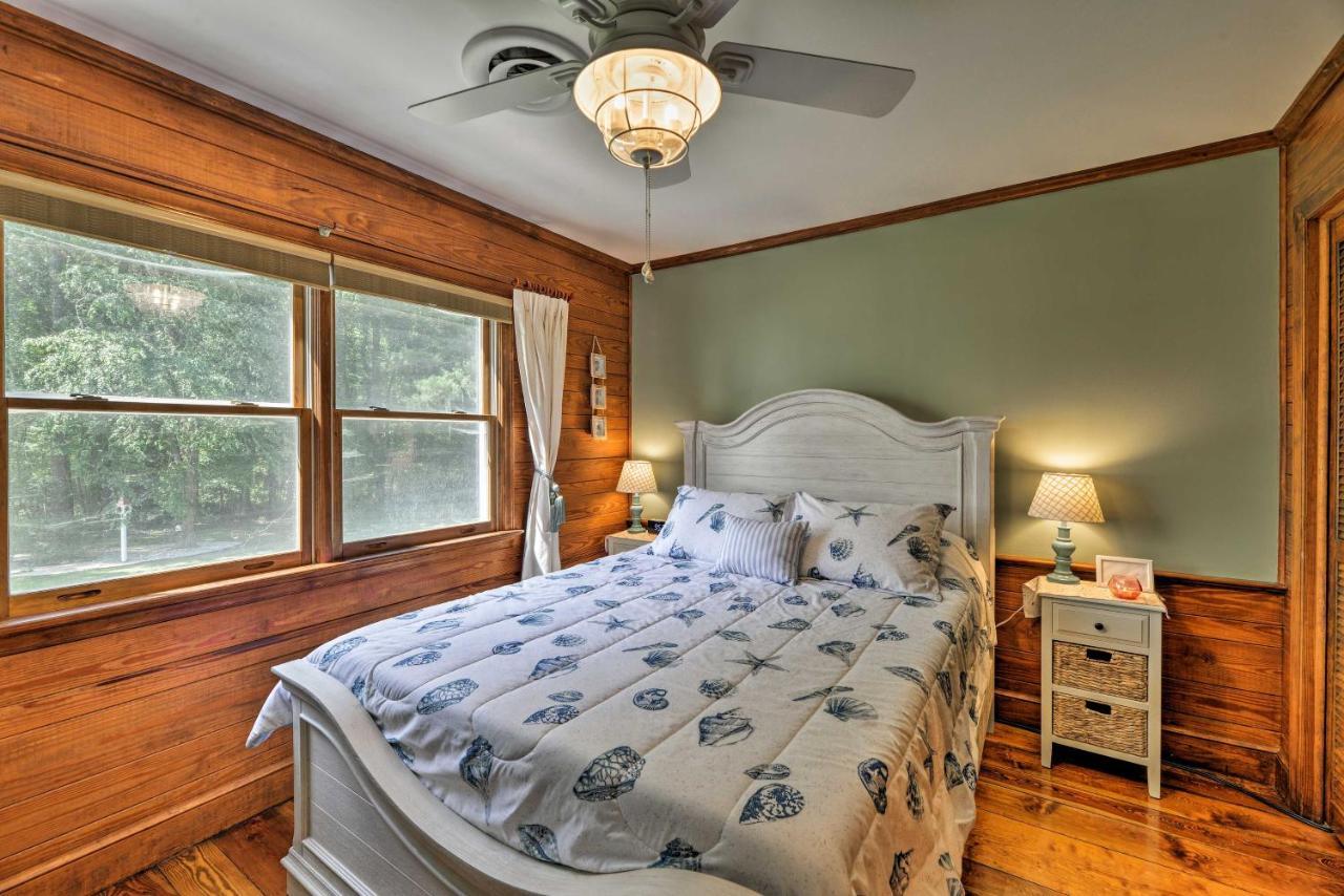 Bayfront Blounts Creek Home Private Beach And Dock! Whichard Beach Exterior foto